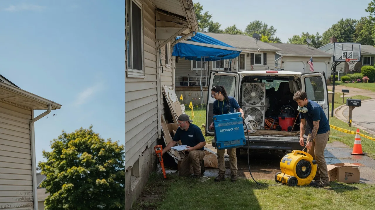Ceiling Leak Cleanup in Clarklake, MI near me